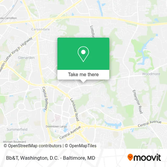 Bb&T map
