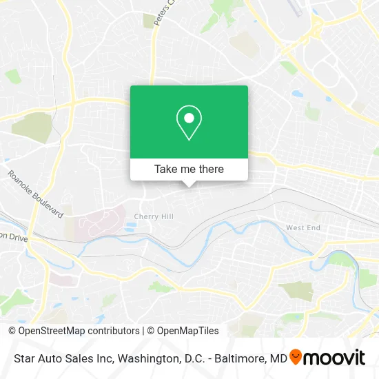 Star Auto Sales Inc map