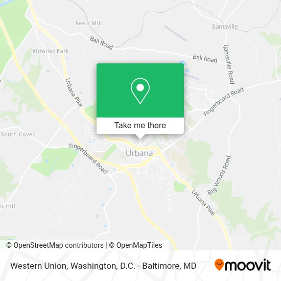 Western Union map