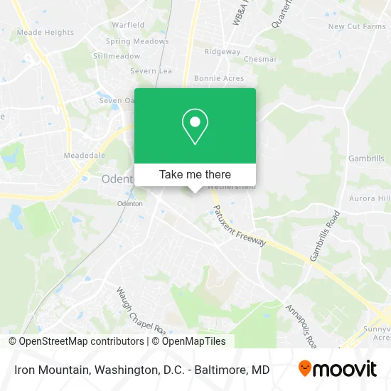 Iron Mountain map