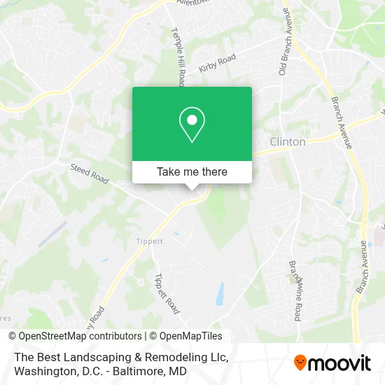 The Best Landscaping & Remodeling Llc map