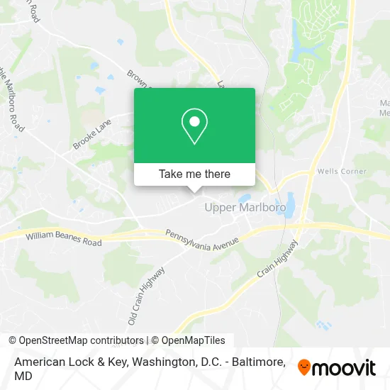 American Lock & Key map