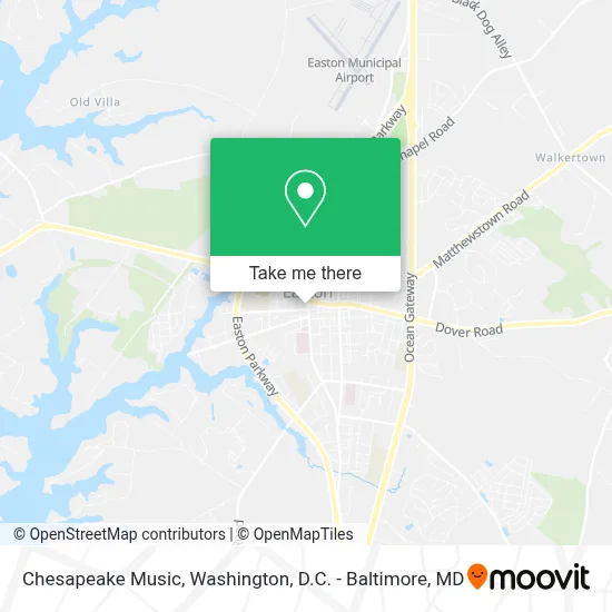 Chesapeake Music map
