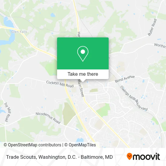 Trade Scouts map