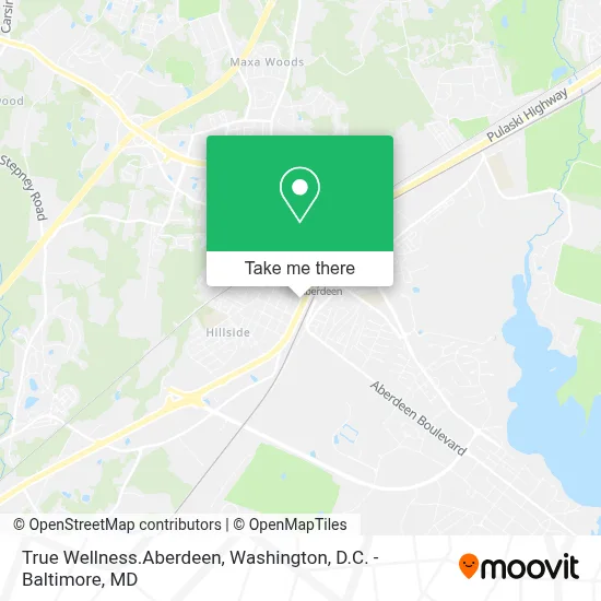 True Wellness.Aberdeen map