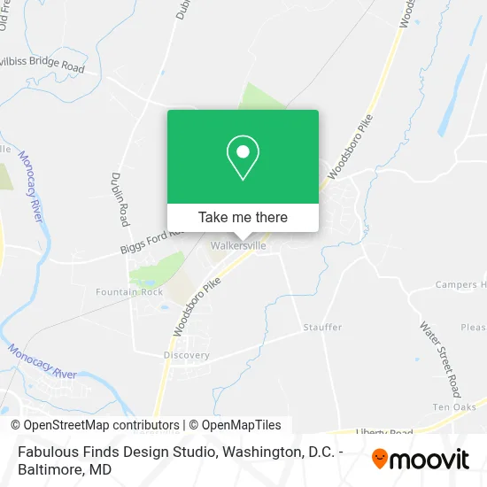 Fabulous Finds Design Studio map