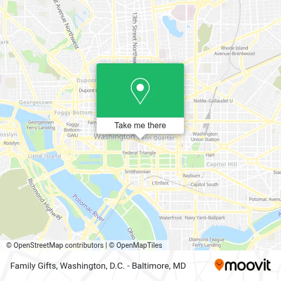 Family Gifts map