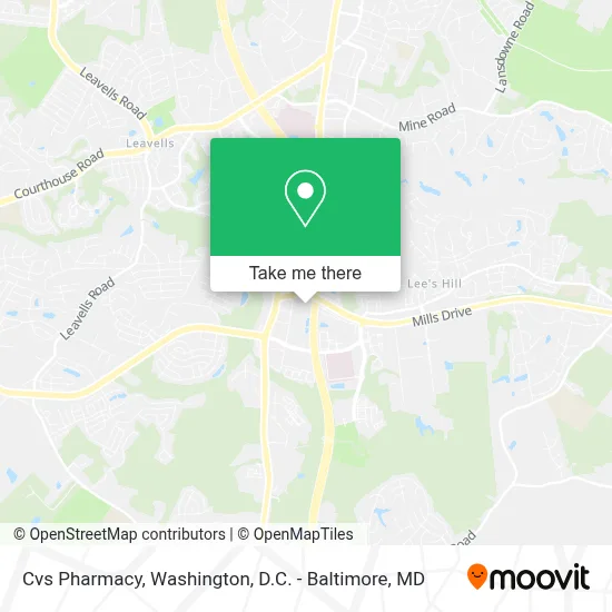 Cvs Pharmacy map