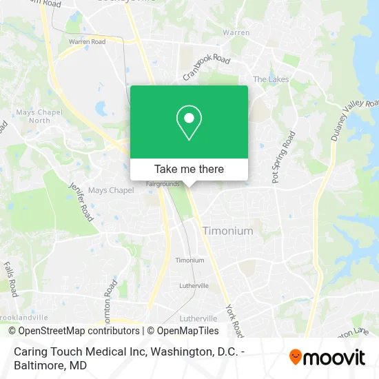 Caring Touch Medical Inc map