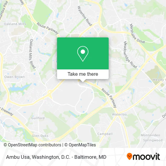 Ambu Usa map