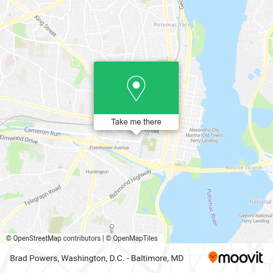 Brad Powers map