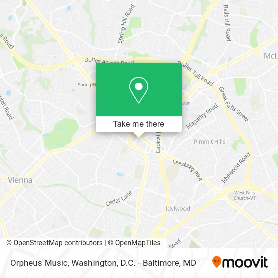 Orpheus Music map