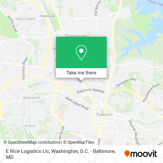 E Rice Logistics Llc map