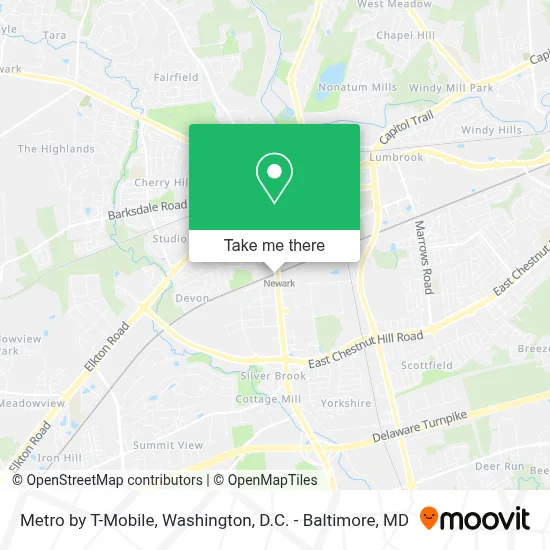 Metro by T-Mobile map