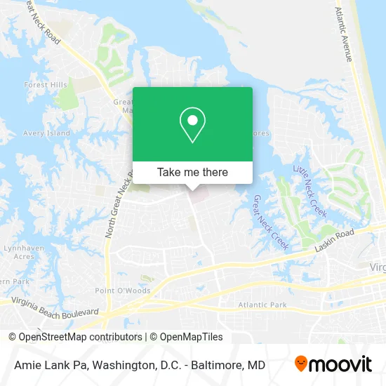 Amie Lank Pa map