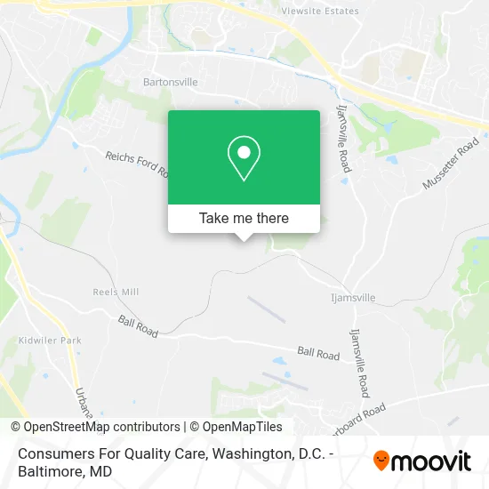 Consumers For Quality Care map