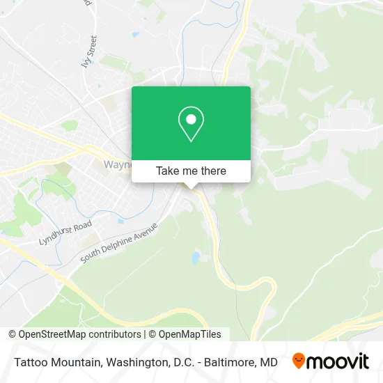 Tattoo Mountain map