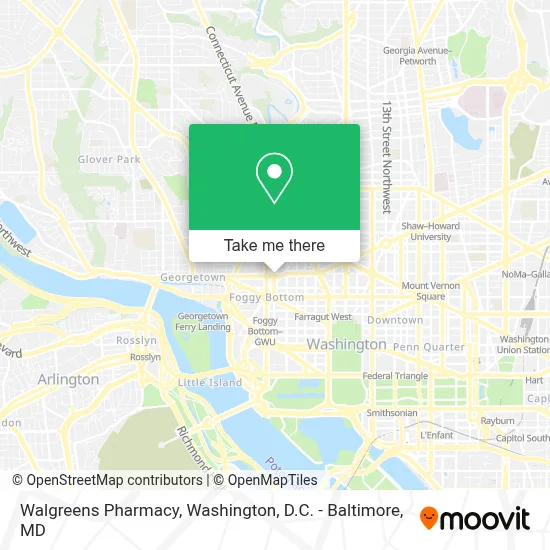 Walgreens Pharmacy map