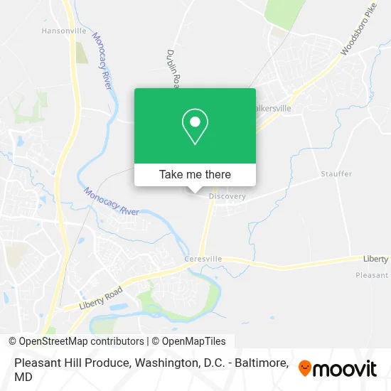 Pleasant Hill Produce map