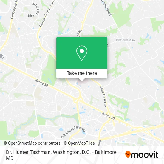 Dr. Hunter Tashman map