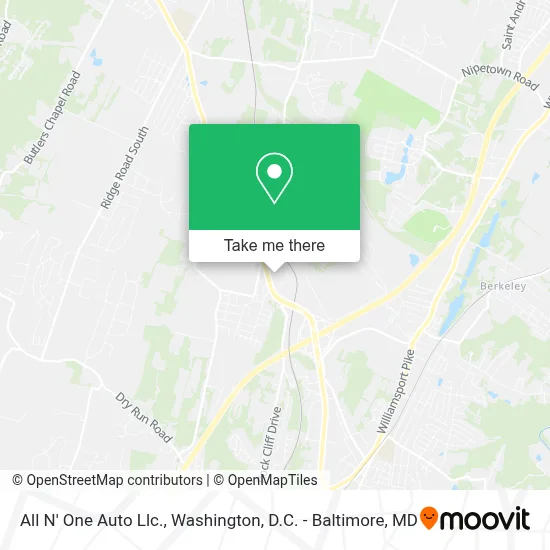 All N' One Auto Llc. map