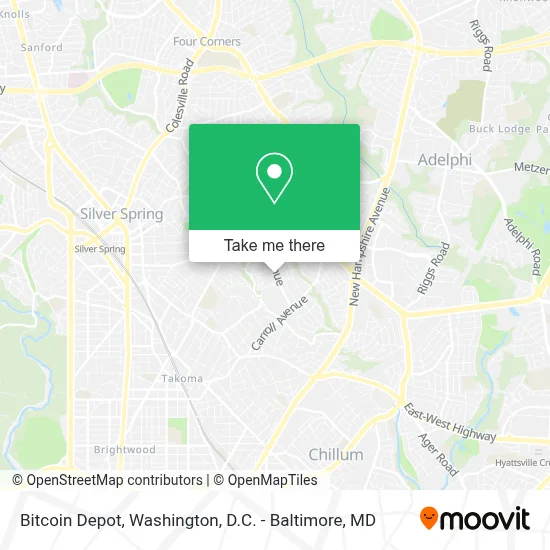 Bitcoin Depot map