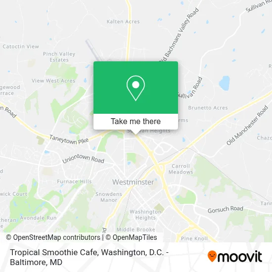 Tropical Smoothie Cafe map