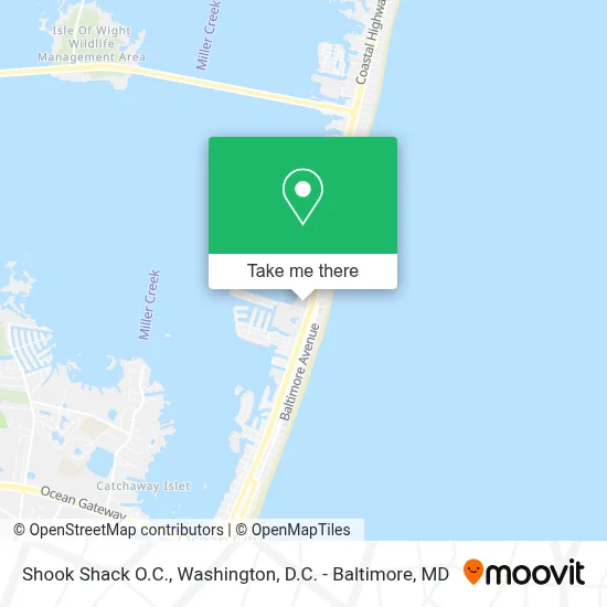 Shook Shack O.C. map