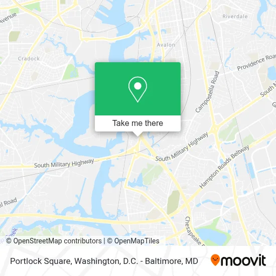 Portlock Square map