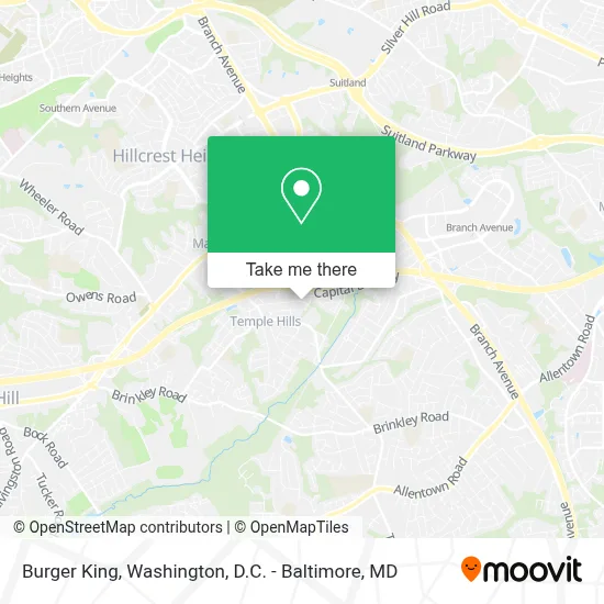 Burger King map