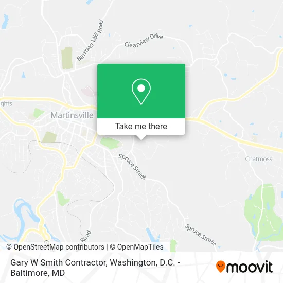 Gary W Smith Contractor map