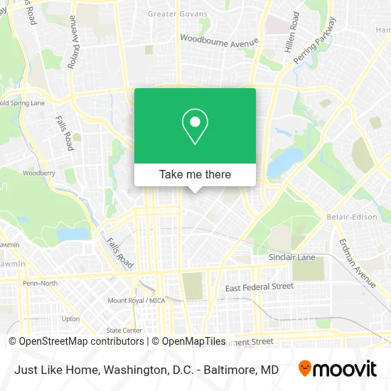 Just Like Home map