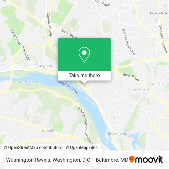 Washington Revels map