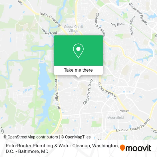 Roto-Rooter Plumbing & Water Cleanup map