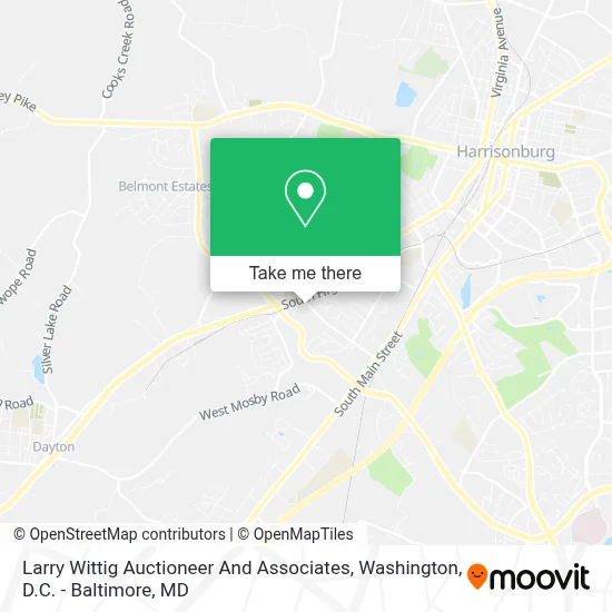 Larry Wittig Auctioneer And Associates map