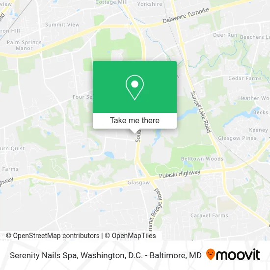 Serenity Nails Spa map