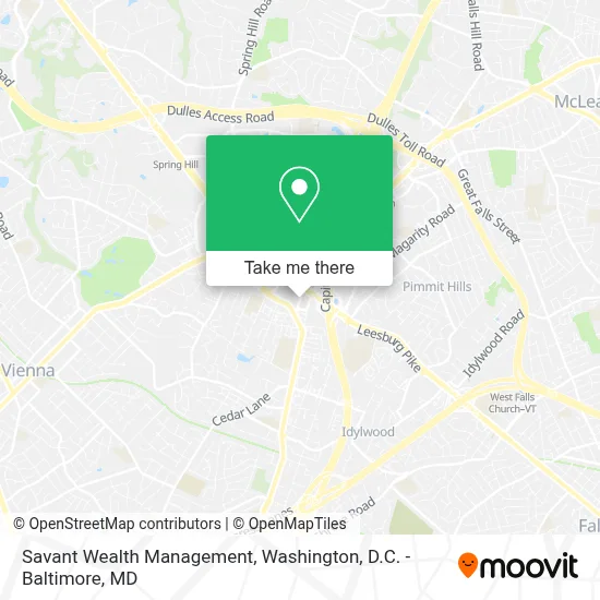Savant Wealth Management map