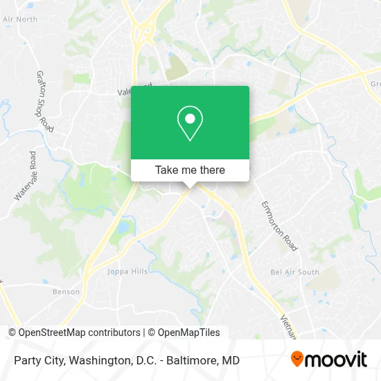 Party City map