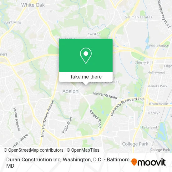 Duran Construction Inc map