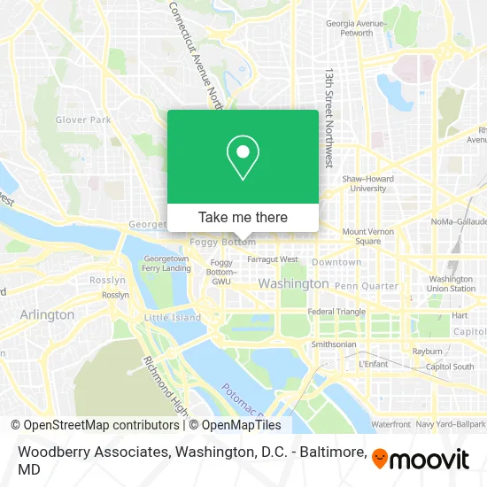 Woodberry Associates map