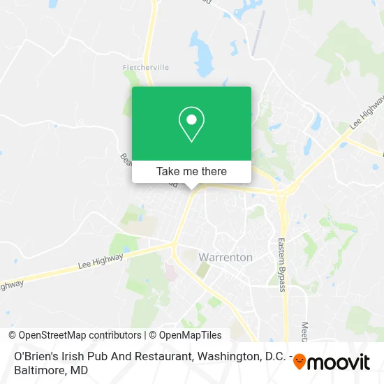O'Brien's Irish Pub And Restaurant map