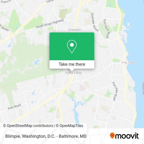 Blimpie map