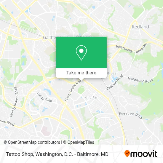 Tattoo Shop map