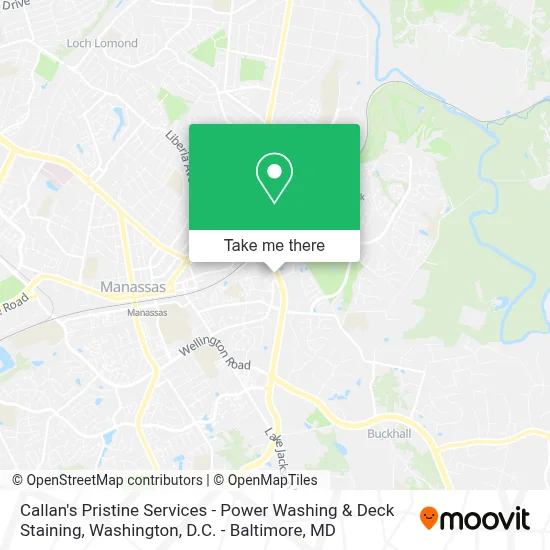 Callan's Pristine Services - Power Washing & Deck Staining map