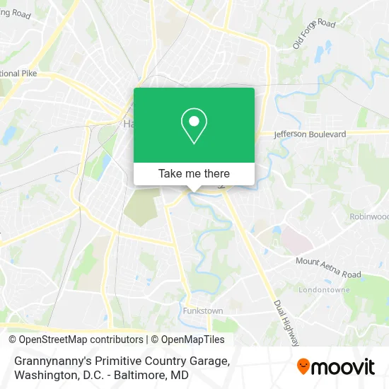 Grannynanny's Primitive Country Garage map