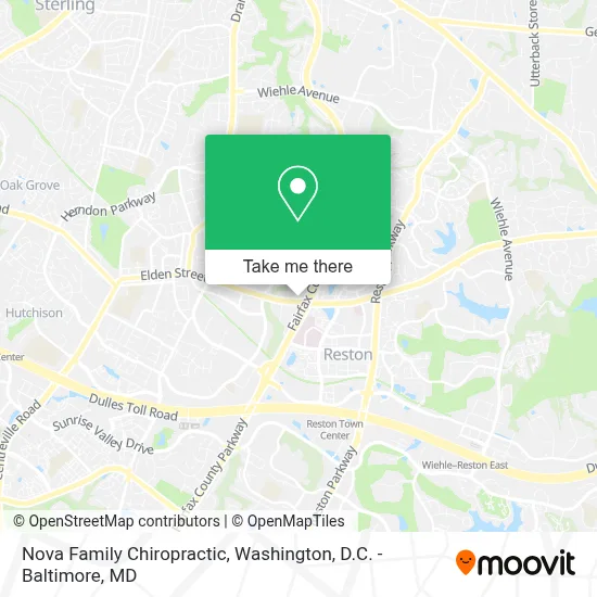 Nova Family Chiropractic map