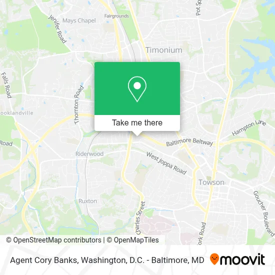 Agent Cory Banks map