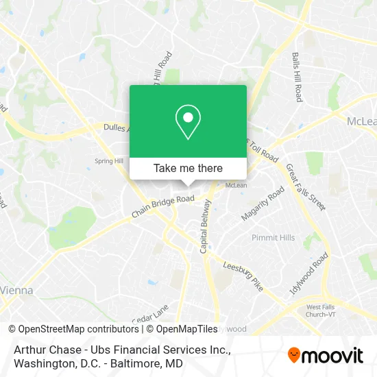 Arthur Chase - Ubs Financial Services Inc. map