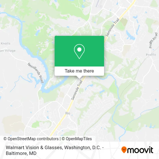 Walmart Vision & Glasses map