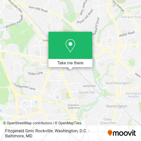 Fitzgerald Gmc Rockville map